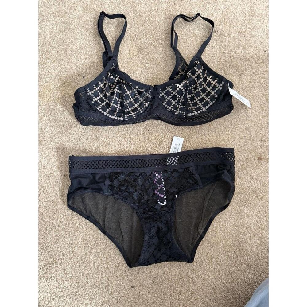 Adore Me Teo Piece Matching Bra and Panty Set 32A/XS